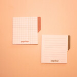 Notas Paprika Pack X2 C/solapa 6,2X6,4 Verde/golden Raya/cua